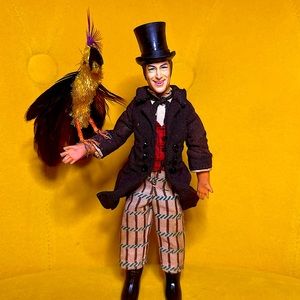 Rare! 1967 Mattel Doctor DoLittle & the Polynesia Parrot 6' Bendable Posable